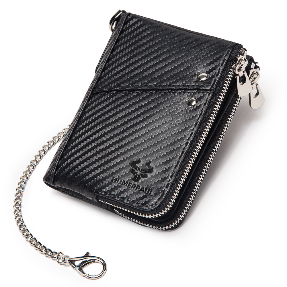 Luxury Bags Sell - GZCZ Heißer Verkauf Doppel-reißverschluss Münzfach RFID
