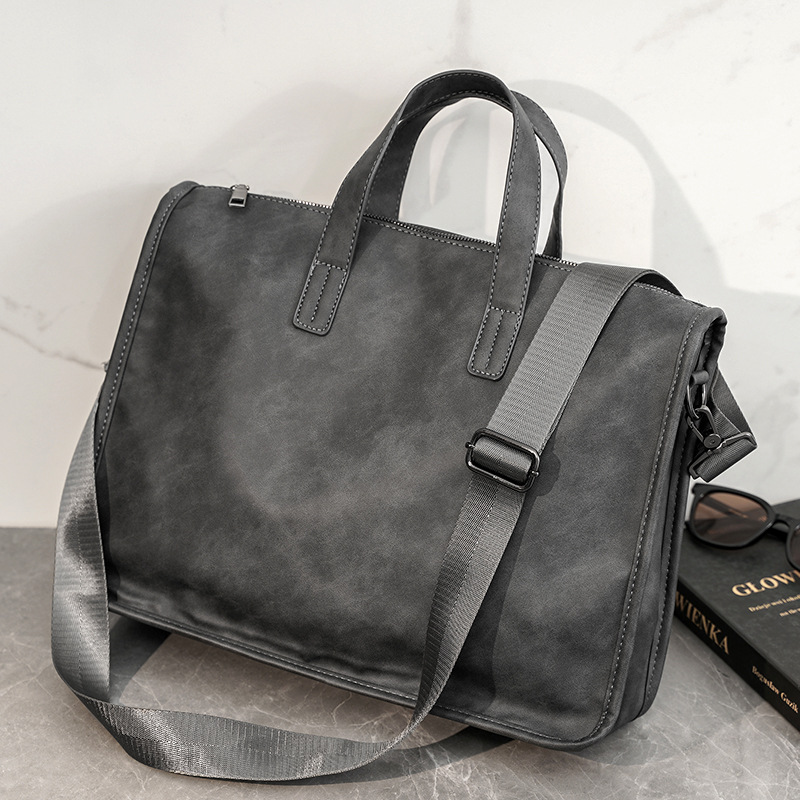 Luxury Tote Bags With Zipper - Lässige Business-Herrenhandtasche, modische Aktentasche mit hoher