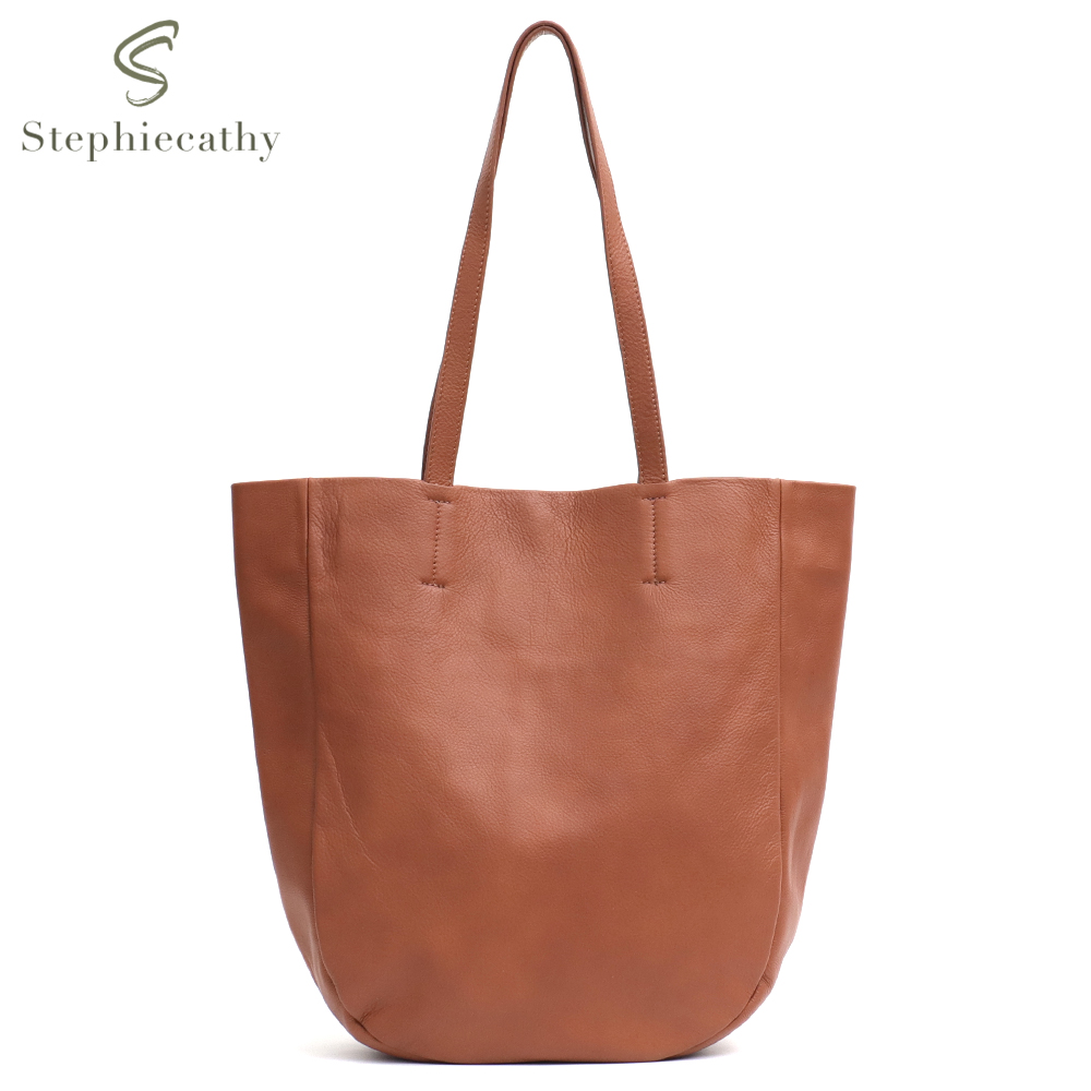 Luxury Tote Bags With Zipper - SC Luxus Italienischen Echtem Leder Frauen