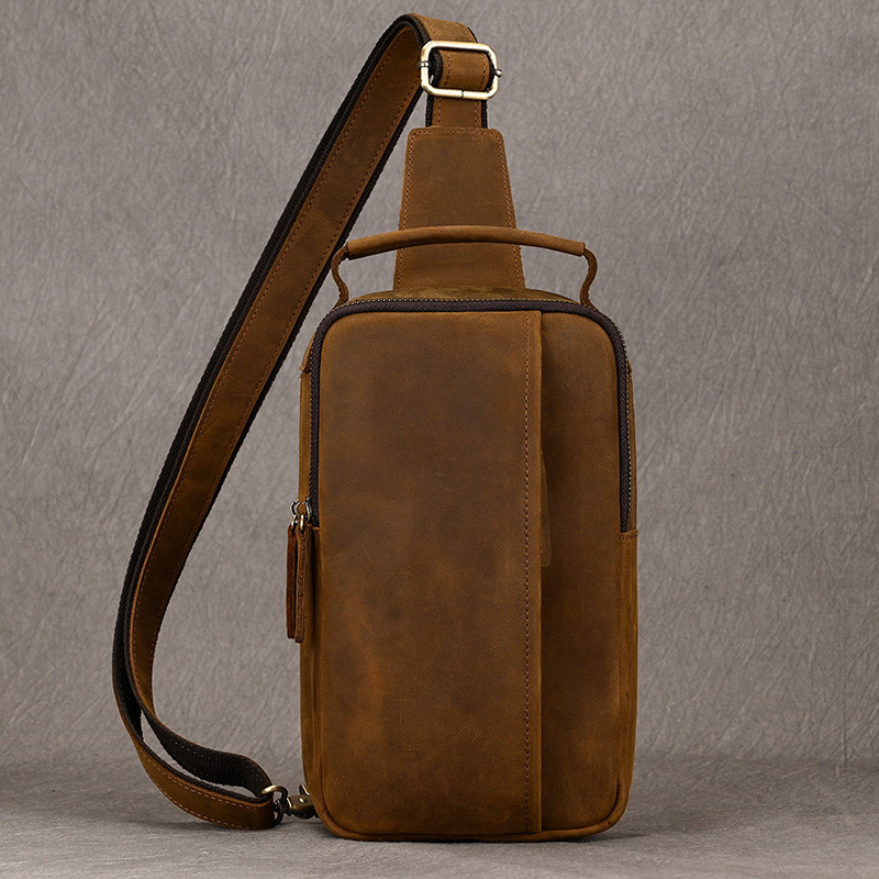 Luxury Bags Sling - Luxus Männlichen Brust Taschen Aus Echtem