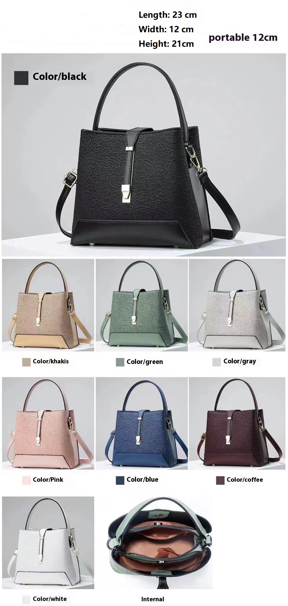 Neue Luxus-Einkaufstasche aus  – Luxury Tote Bags With Zipper Bewertung und Preis
