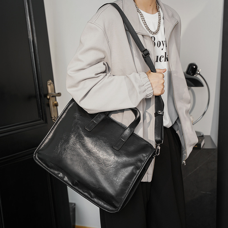 Lässige Business-Herrenhandtas – Luxury Tote Bags With Zipper Bewertung und Preis