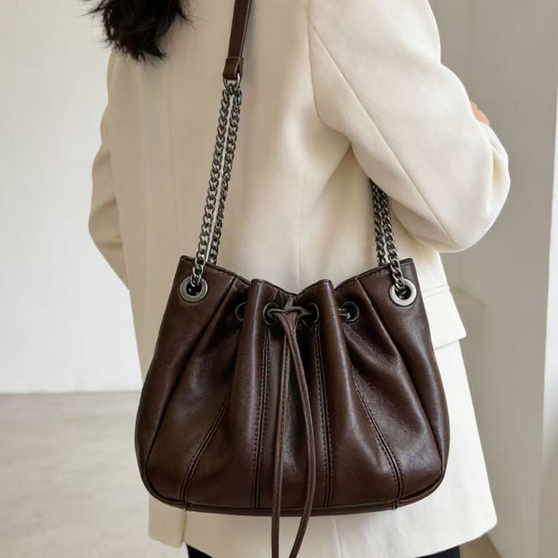 Modische Kordelzug-Bucket-Bag  – Luxury Bags Sling Bewertung und Preis