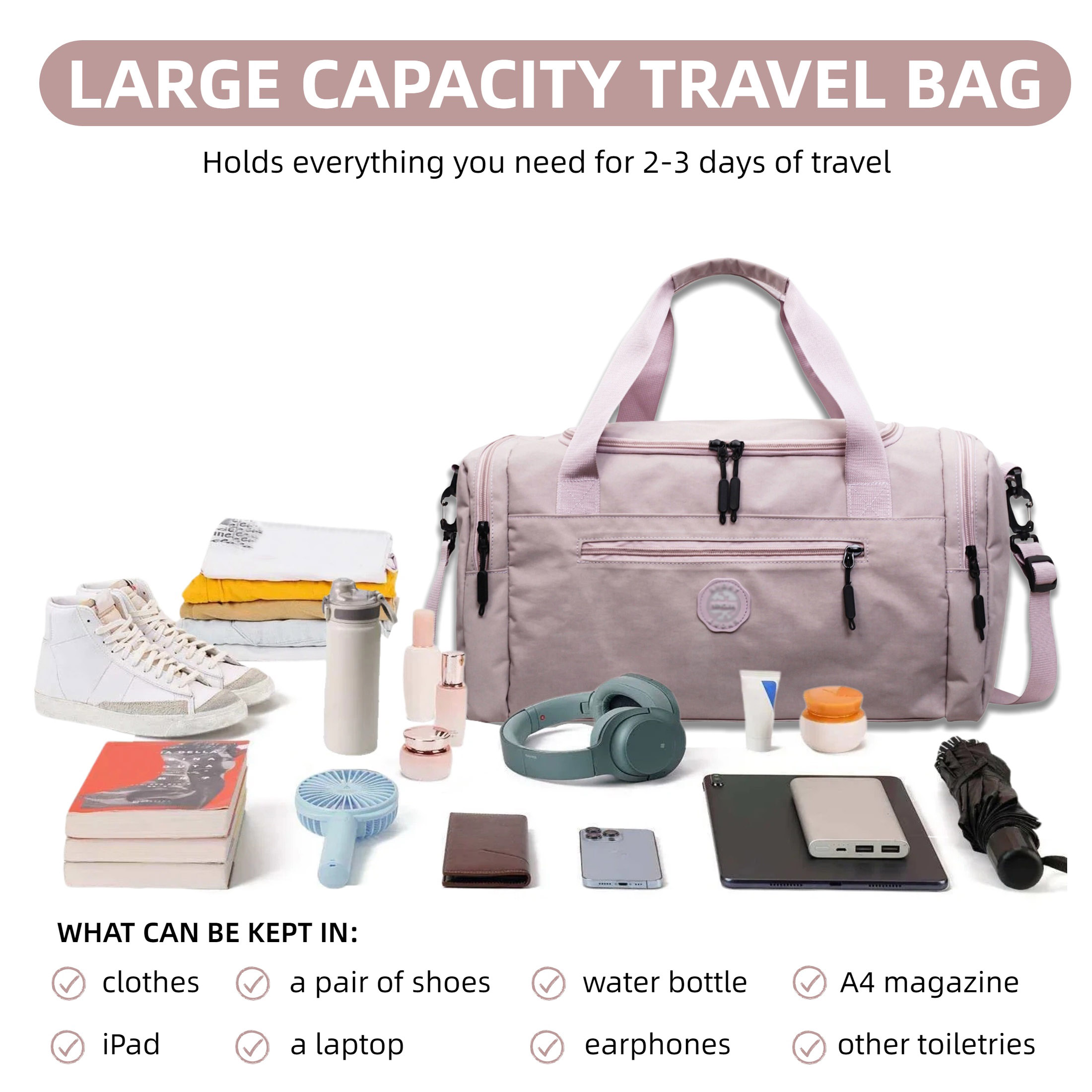 Große Wochenend-Reisetasche mi – Luxury Yoga Bags Bewertung und Preis