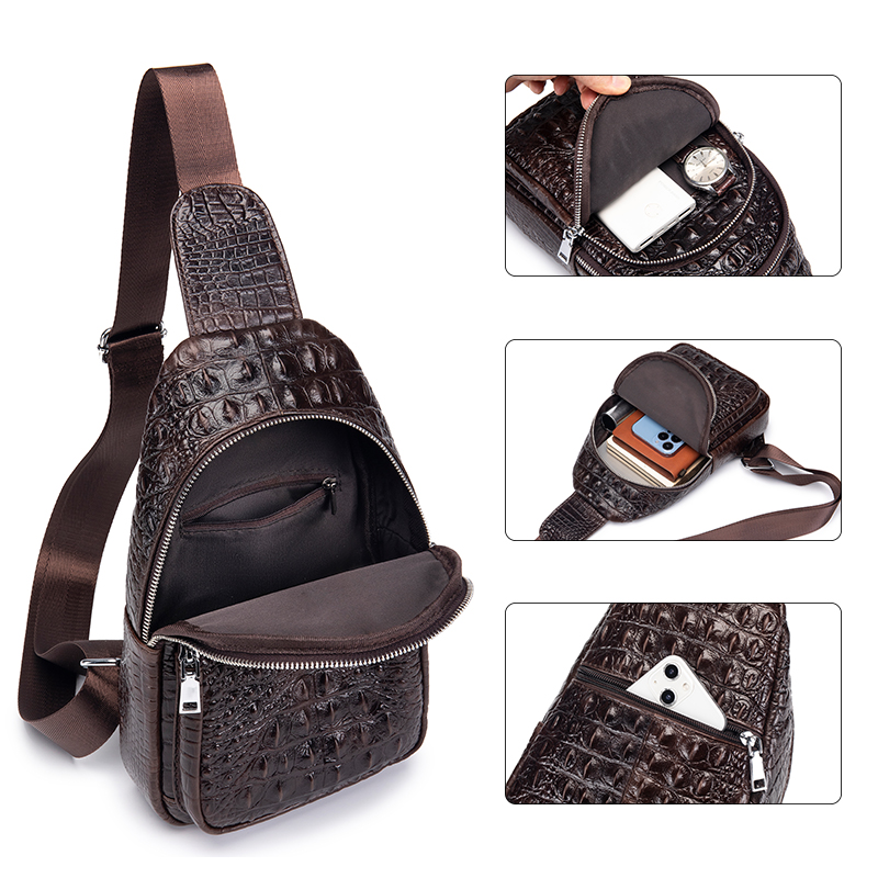SCHLATUM Herren Echtleder Vint – Luxury Bags Sling Bewertung und Preis